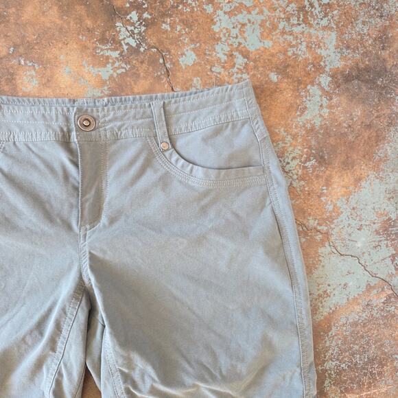 Kuhl Women's Trekr Shorts Size 8 Gray Hiking Outdoor 7" Inseam Pockets Stretch - Picture 3 of 9